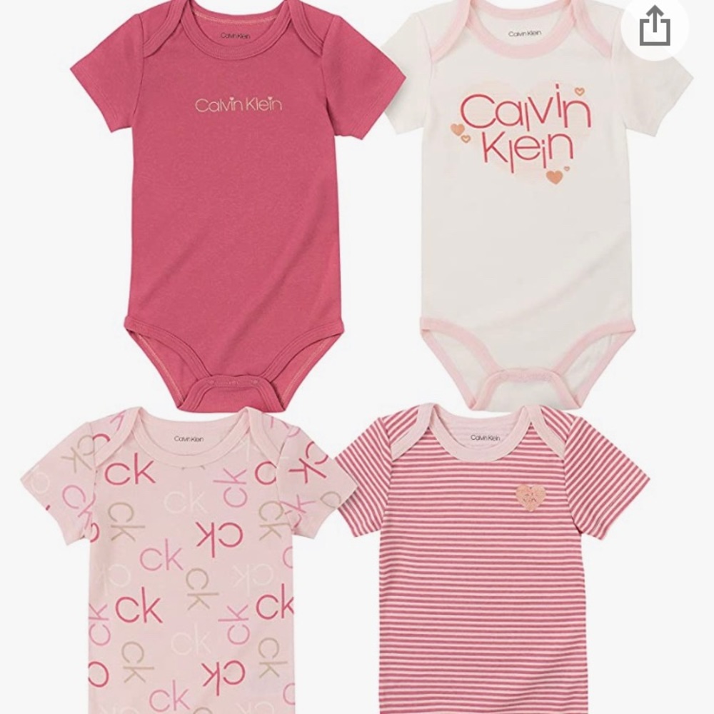 Calvin Klein Onsies 12M 4pk
